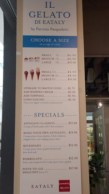 Menu photo 1 Eataly San Jose, CA