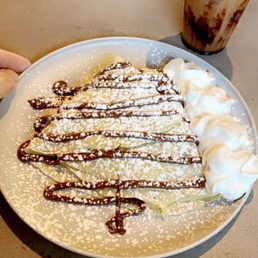 Fruity Nutella Crepe S'Mores Iced Coffee