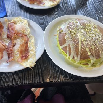 Brownstone Pancake Factory - Breakfast Bacon Croissant - Pancakes Near Me - Freehold, New Jersey Brownstone Pancake Factory - Breakfast Bacon Croissant - Pancakes Near Me - Freehold, New Jersey