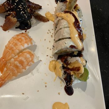 Domo Sushi - Shrimp tempura roll,Ebi and Unagi sushi - Sushi Bars Near Me - Santee, California