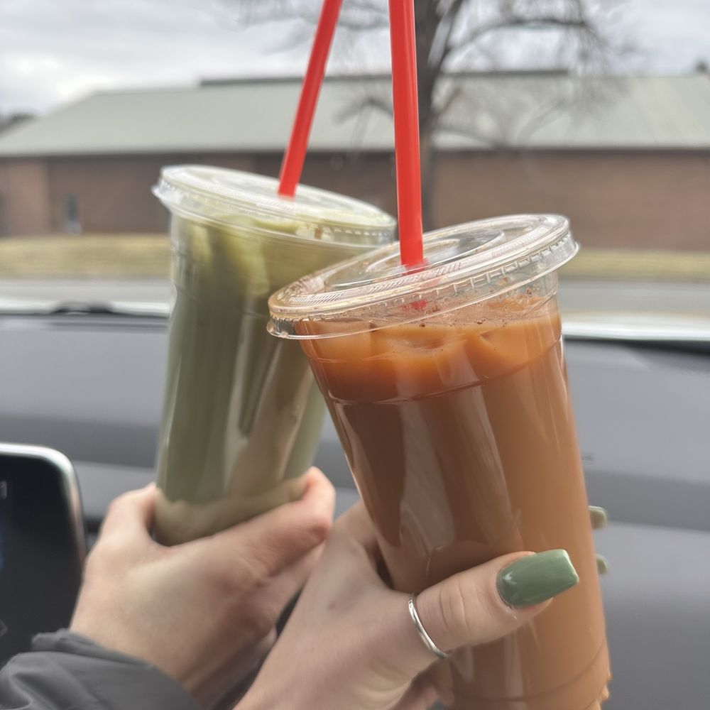 Pumpkin latte & matcha Pumpkin latte & matcha