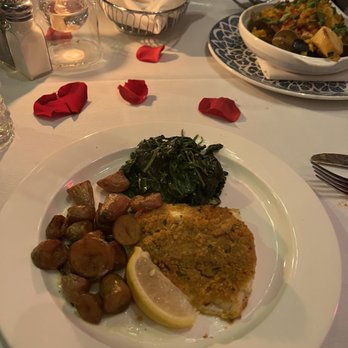 Hemenway's Restaurant - Baked Atlantic Cod with spinach and roasted potatoes - Seafood Near Me - Providence, Rhode Island Hemenway's Restaurant - Baked Atlantic Cod with spinach and roasted potatoes - Seafood Near Me - Providence, Rhode Island