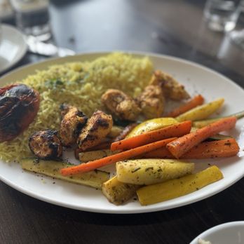 Amalfi Mediterranean Fusion - Chicken kebab - Mediterranean Near Me - Dublin, California