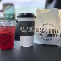 Black Rifle Coffee Company - Berries and Cherries (Green Tea) Fruit Fusion & Non-Dairy Mocha.