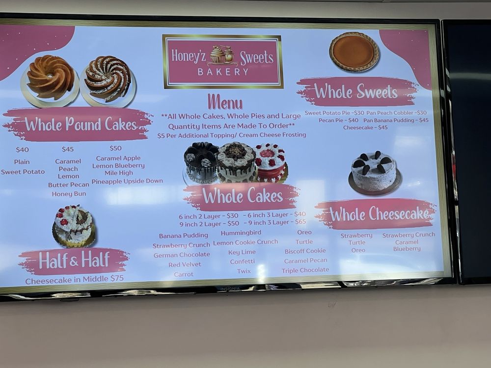 honey'z sweets bakery Logo