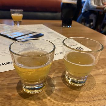Alter Brewing + Kitchen - Samples- each person can get 2 free beer sample - Brewpubs Near Me - Oak Brook, Illinois