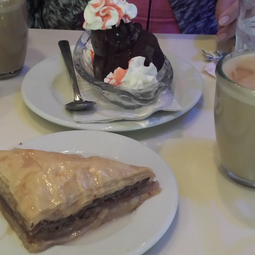 Omonia Cafe - Baklava with tartufo ice cream - Bakeries Near Me - Brooklyn, New York Omonia Cafe - Baklava with tartufo ice cream - Bakeries Near Me - Brooklyn, New York