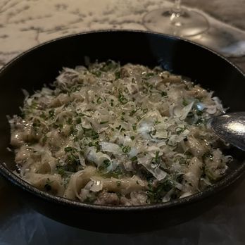 Customshop Handcrafted Food - Cavatelli with sausage and broccolini - New American Near Me - Charlotte, North Carolina