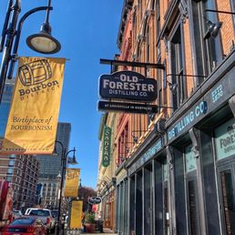 Exterior outside entrance of Old Forester Distilling - Louisville, Kentucky Exterior outside entrance of Old Forester Distilling - Louisville, Kentucky