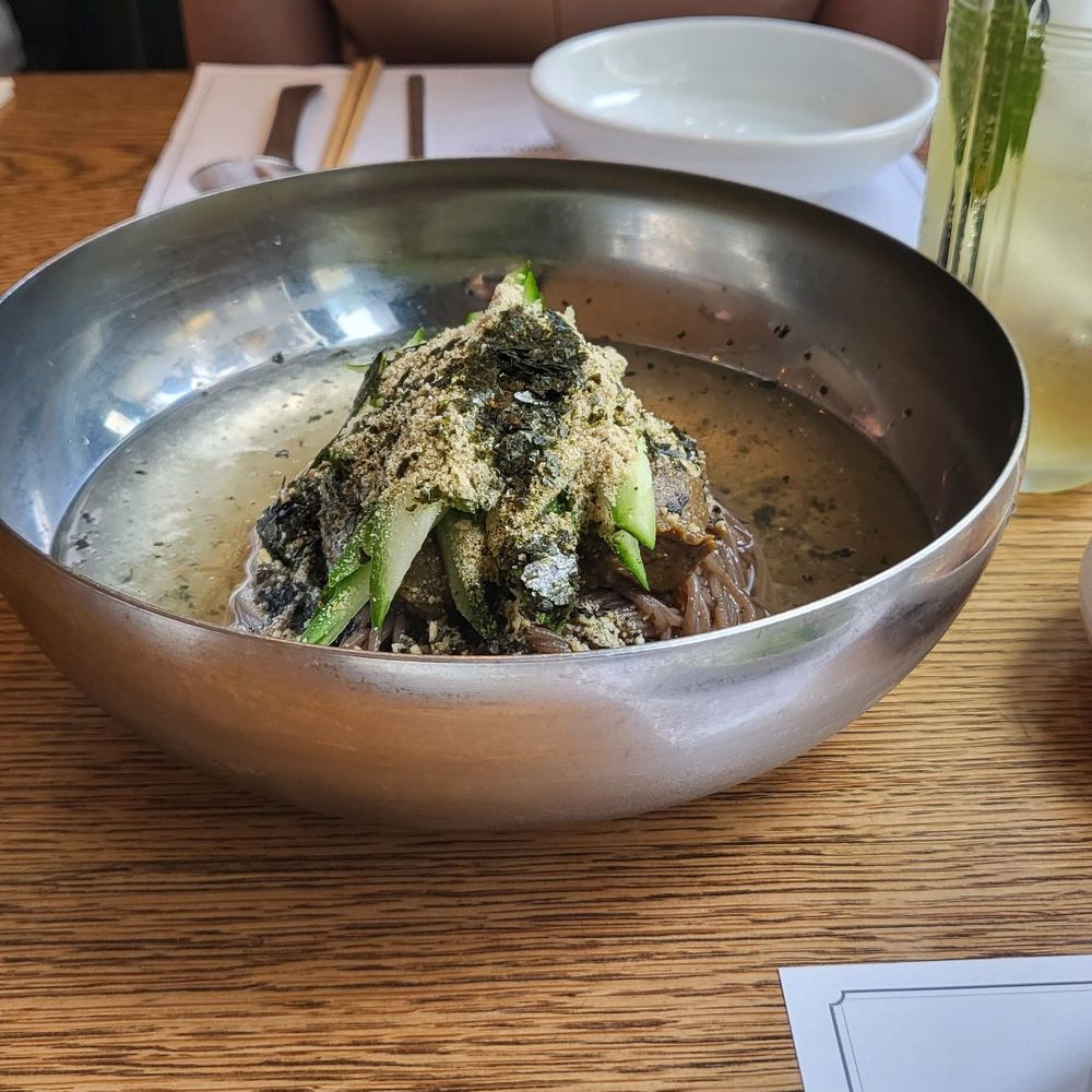 Sam Woo Jung - Cold Perilla Noodles (vegetarian) - Korean Near Me - New York, New York Sam Woo Jung - Cold Perilla Noodles (vegetarian) - Korean Near Me - New York, New York