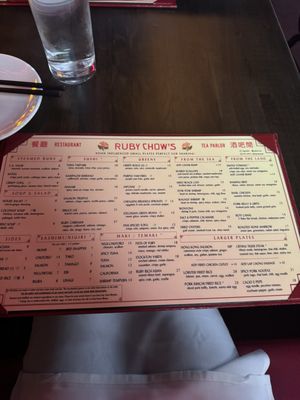 Menu photo 2 Ruby Chow's Atlanta, GA