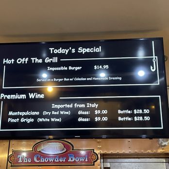 The Hook - Menu - Seafood Near Me - San Francisco, California