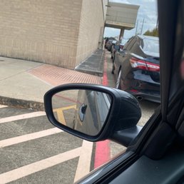 Long line for pharmacy