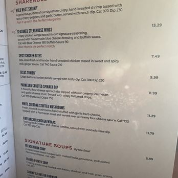 LongHorn Steakhouse - Menu - Steakhouses Near Me - Cartersville, Georgia