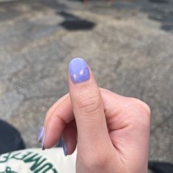 Chrome chipped off on 5 of my nails :(