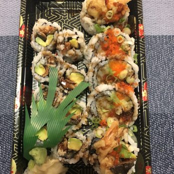 Sushi Time - Fancy shrimp tempura roll and Eel avocado roll - Sushi Bars Near Me - Forest Hills, New York Sushi Time - Fancy shrimp tempura roll and Eel avocado roll - Sushi Bars Near Me - Forest Hills, New York