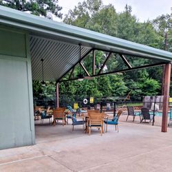 Fernbrook RV Park - The pool and hot tub area.
