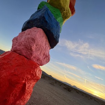 Seven Magic Mountains - Public Art Near Me - Las Vegas, Nevada