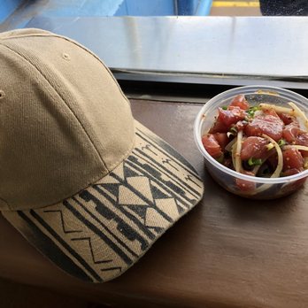 Aloha Poke - 1/2 pound custom order. I asked one of the young ladies what her favorite was. Onolicious - Hawaiian Near Me - Waianae, Hawaii Aloha Poke - 1/2 pound custom order. I asked one of the young ladies what her favorite was. Onolicious - Hawaiian Near Me - Waianae, Hawaii