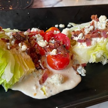 Sesh - The wedge salad. Pretty tasty but needed something. Maybe red onions or red wine vinegar? - Breweries Near Me - St. Petersburg, Florida