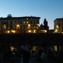 Spiaggia sull'Arno - Foto di Chiara: vista serale dalla spiaggetta.