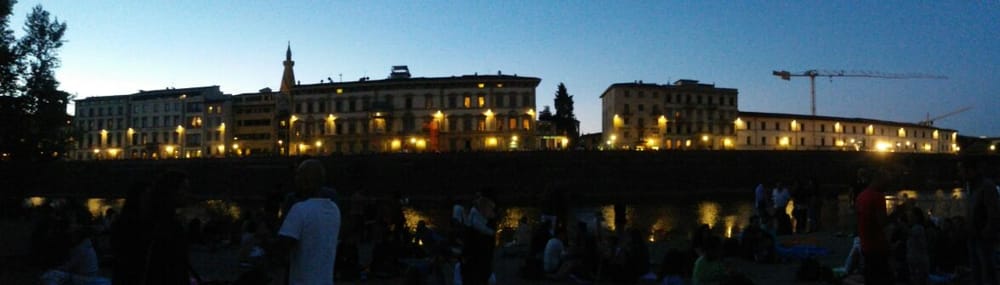 Spiaggia sull'Arno