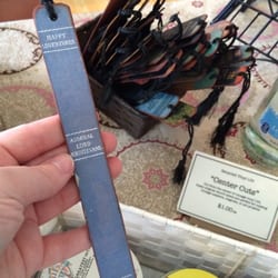 Pen and Pink - Bookmarks from spines!