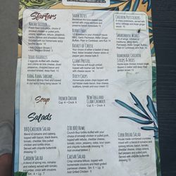 On The Rocks Tiki Bar and Grille - Food menu