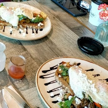 The Aussie Grind - Second egg added and ordered over easy vs fried - Cafes Near Me - Frisco, Texas