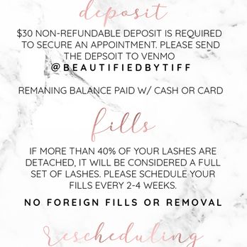 Beaud Up - Policy - Eyelash Service Near Me