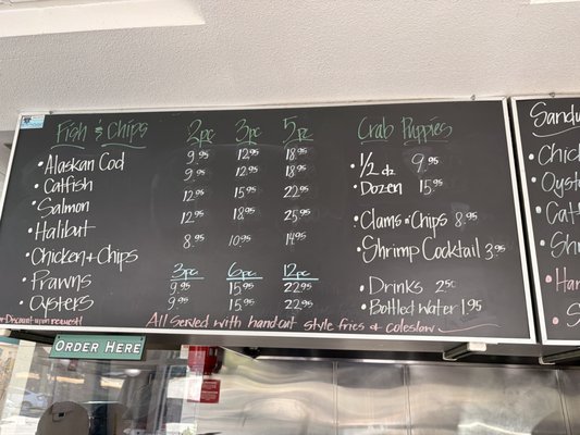 Menu photo 1 Emerald City Fish & Chips Seattle, WA Menu photo 1 Emerald City Fish & Chips Seattle, WA