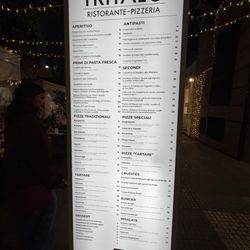 Tritalo - Menu