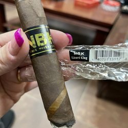 Seagars - Smoking Black Label Trading Company in Seagar lounge in back room