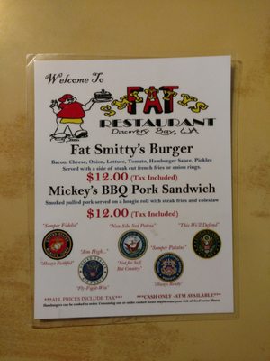 Menu photo 8 Fat Smitty's Port Townsend, WA Menu photo 8 Fat Smitty's Port Townsend, WA