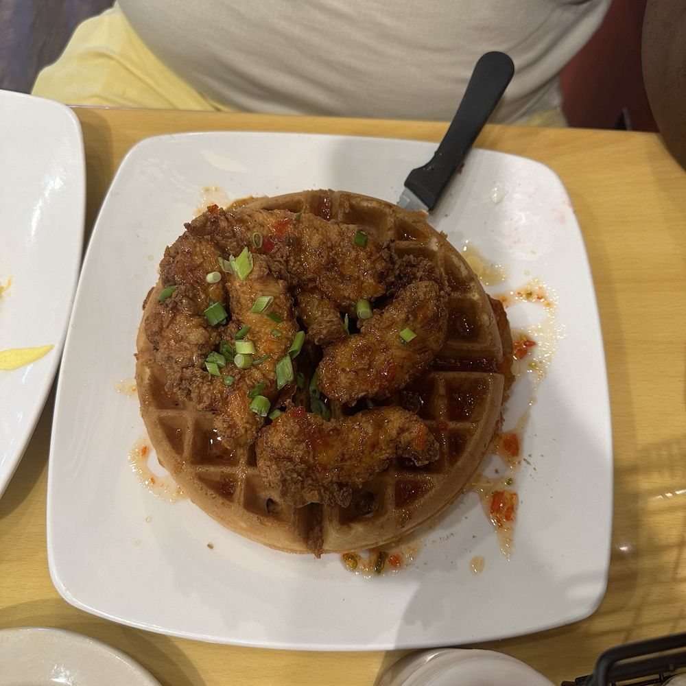 Berry Fresh Cafe - Jalapeño red pepper jelly chicken and waffle - Breakfast & Brunch Near Me - Jupiter, Florida Berry Fresh Cafe - Jalapeño red pepper jelly chicken and waffle - Breakfast & Brunch Near Me - Jupiter, Florida