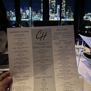 Chart House - Seafood Near Me - Weehawken, New Jersey Chart House - Seafood Near Me - Weehawken, New Jersey
