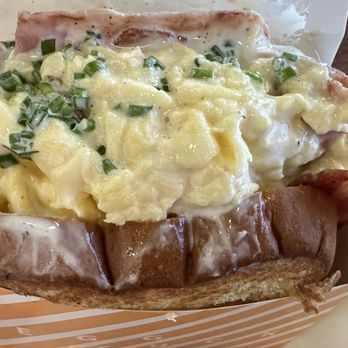 Egg Tuck - Bacon & Cheese added smoke ham - Coffee & Tea Near Me - Gardena, California