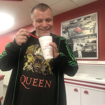 Steak ’n Shake - Shakes for dessert! We got a free one on our receipt for doing a survey. - Burgers Near Me - Hoffman Estates, Illinois