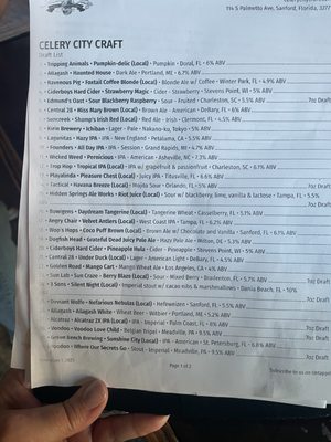 Menu photo 4 Celery City Craft Sanford, FL