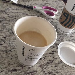 Haven't taken a drink yet...supposed to be a tall caramel macchiato.