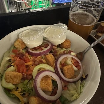 Cedar City Brewing - House salad. Good ranch and very filling - Breweries Near Me - Lebanon, Tennessee Cedar City Brewing - House salad. Good ranch and very filling - Breweries Near Me - Lebanon, Tennessee