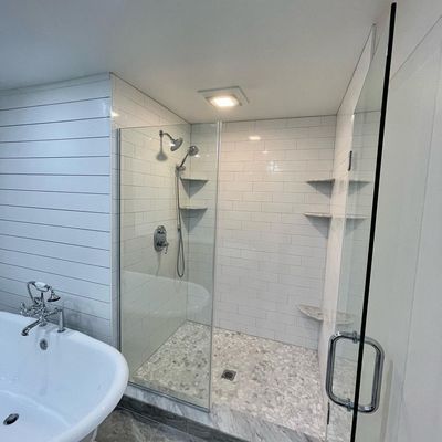 Valley Stream Plumbing Construction Logo