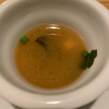 Taikishi - Miso soup.  On the house - Sushi Bars Near Me - Tijuana, BCN