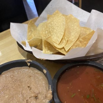 Las Casuelas - Beans, Side of Chips and Salsa - Mexican Near Me - Ripon, California