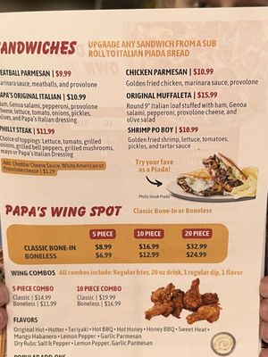 Menu photo 7 Papa's Pizza Galveston, TX