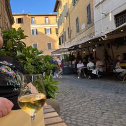 Latteria Trastevere - Pecorino wine and the view