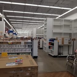 Lots if empty shelves. Organized