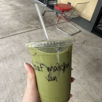 Hopscotch Coffee - Vanilla oat milk matcha - Coffee Roasteries Near Me - Bloomington, Indiana