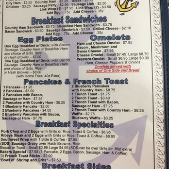Baker's Restaurant - Menu - American Near Me - Jacksonville, North Carolina
