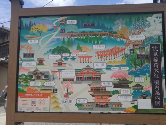 Senbon Torii (Thousand Torii Gates) by null